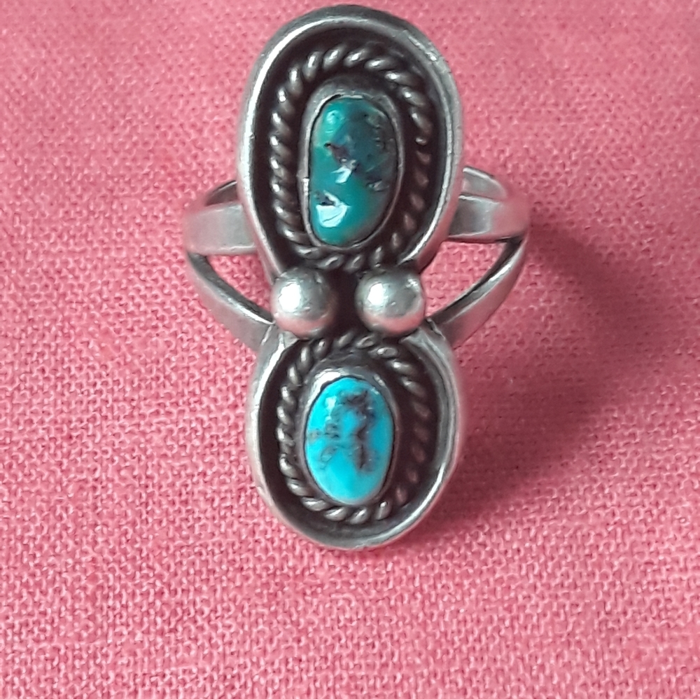 Native Americano Sterling Silver Ring - image 1